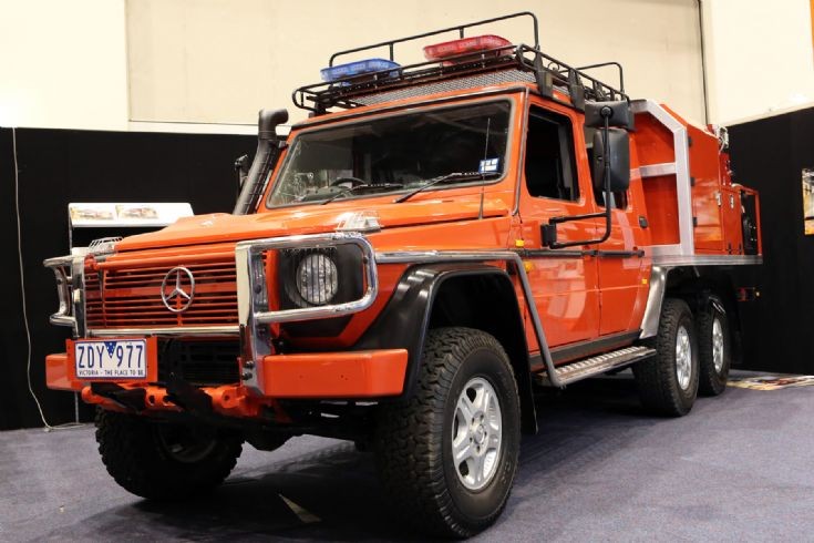 Mercedes G 6x6 fire truck
